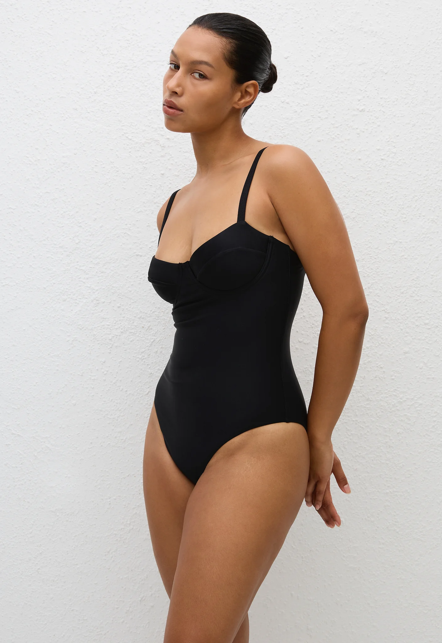 Balconette Maillot - Deep Black - Image 2