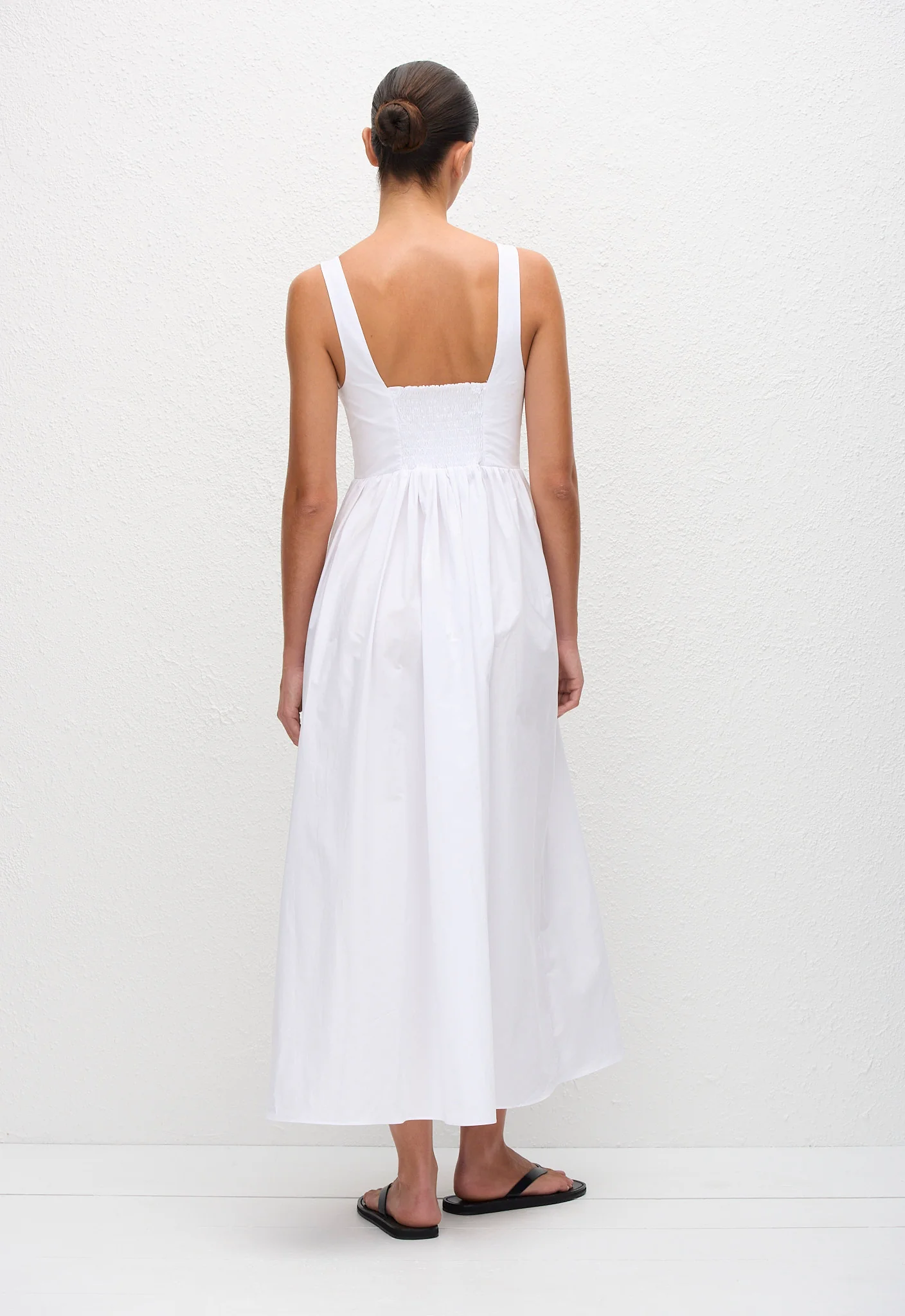 Bralette Midi Dress - White - Image 5