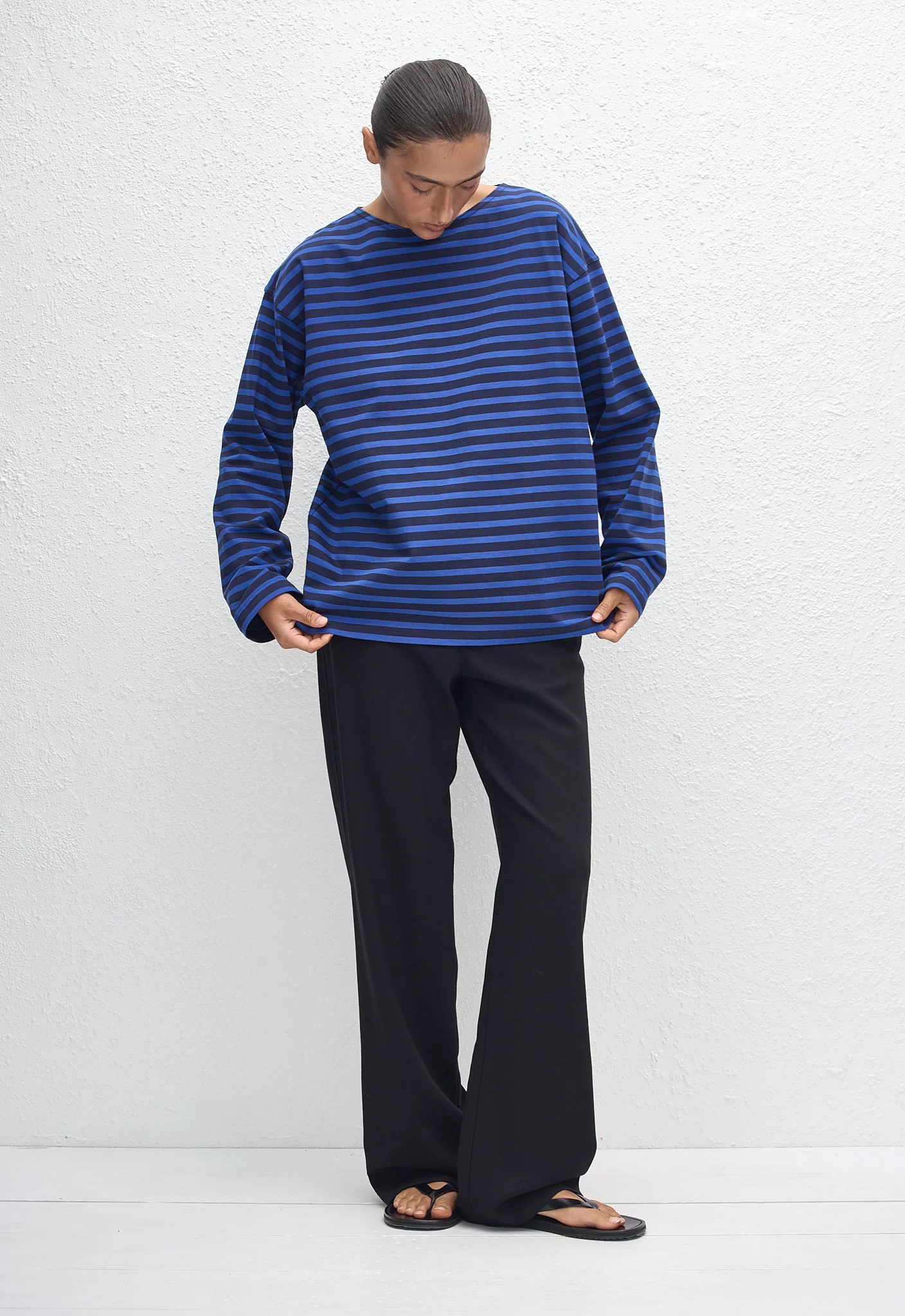 Breton Stripe Tee - Blue/Navy Stripe - Image 3