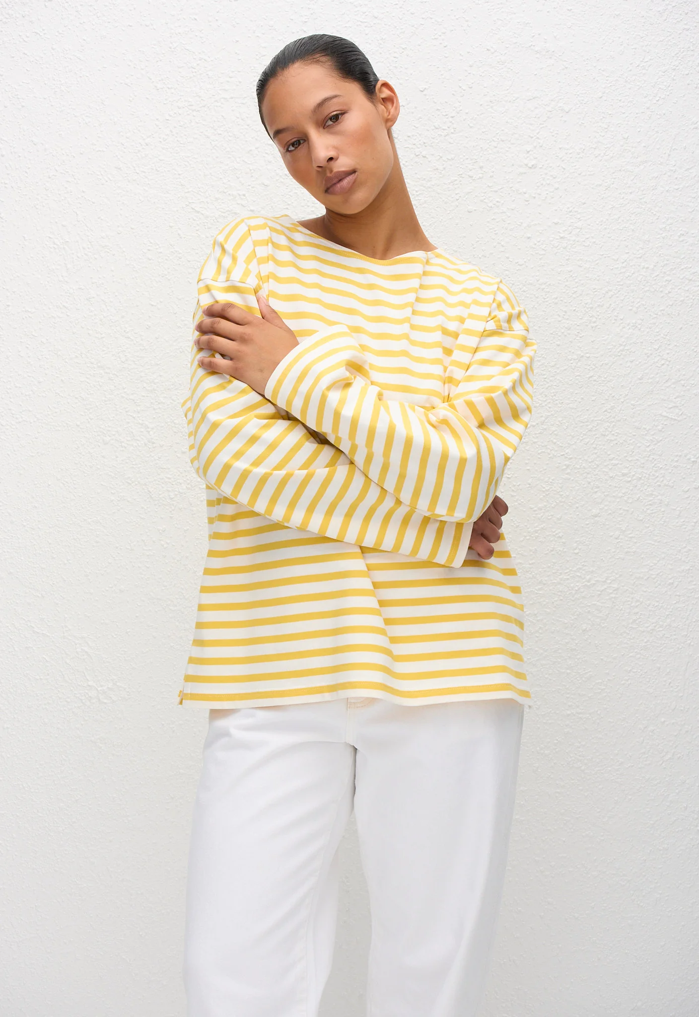 Breton Stripe Tee - Limoncello Stripe - Image 2