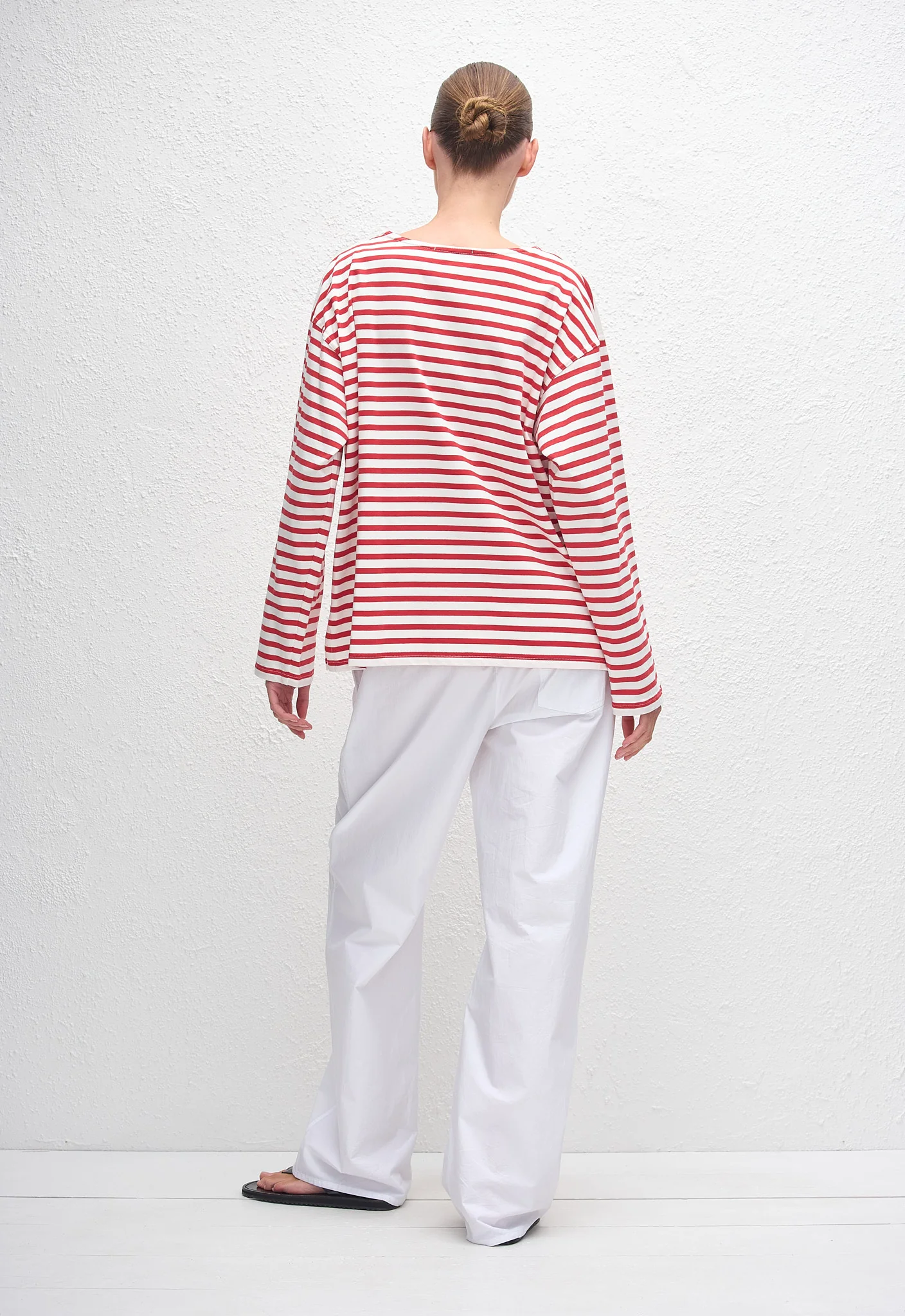 Breton Stripe Tee - Red/White - Image 5