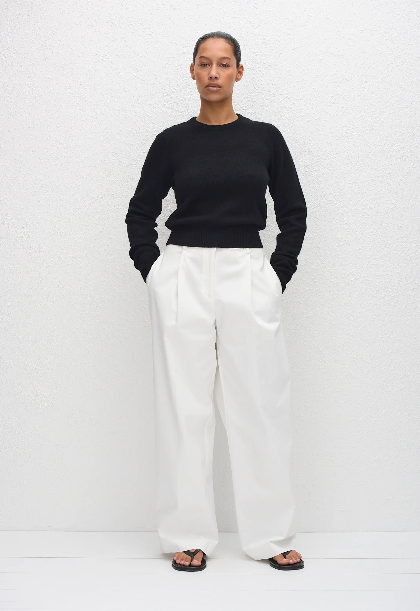Cashmere Baby Sweater - Black