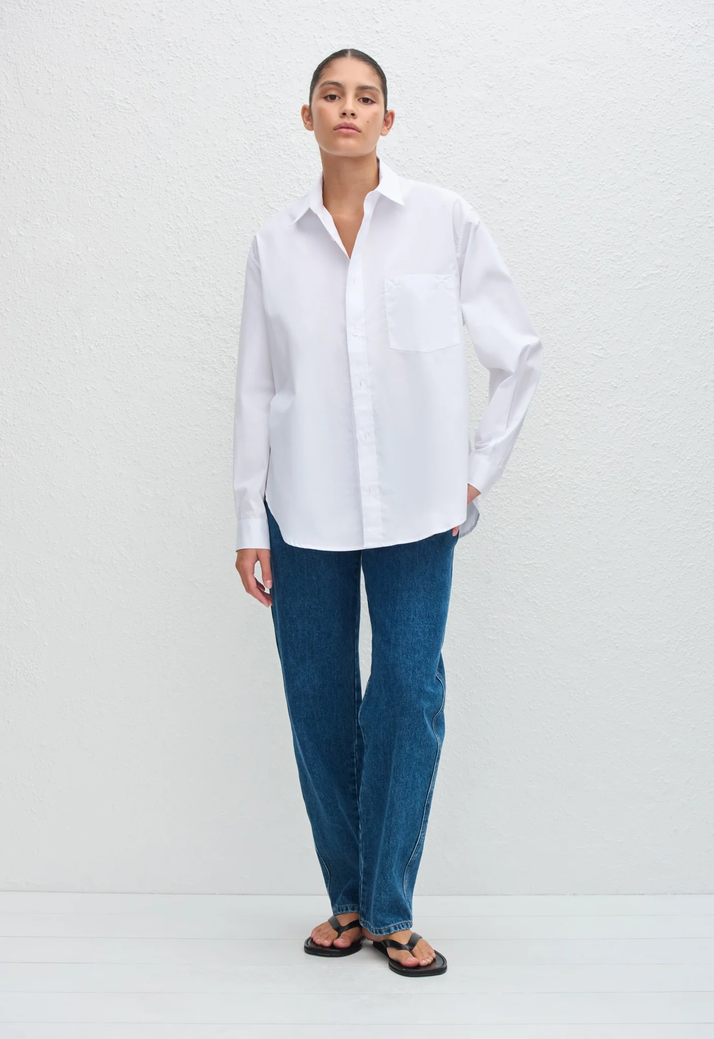 Classic Pocket Shirt - White - Image 2