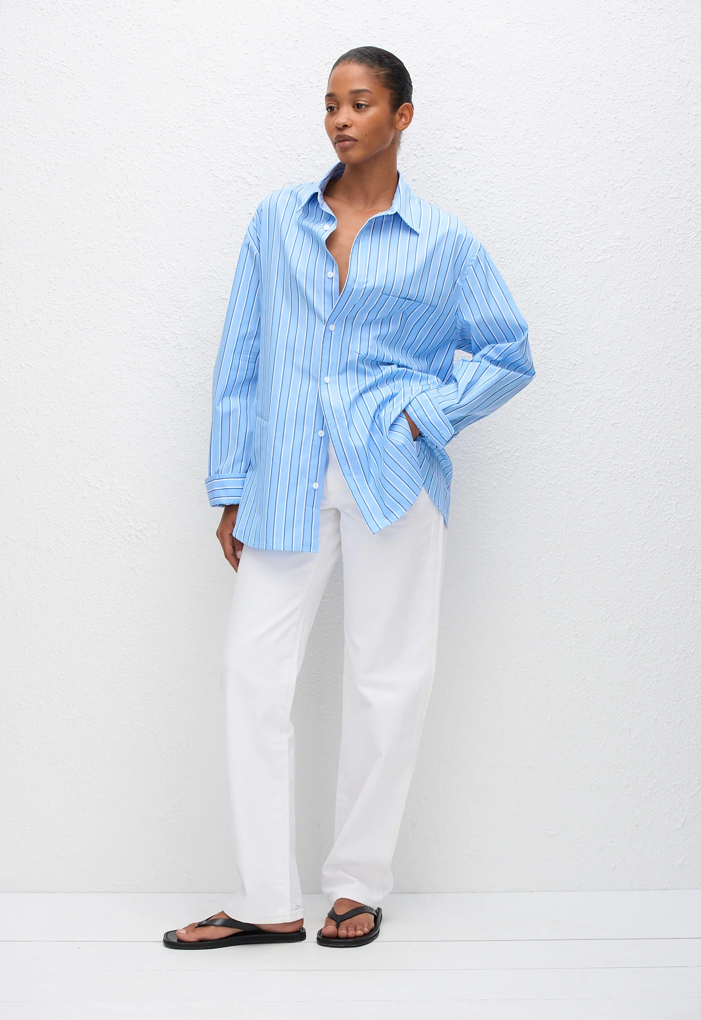 Classic Stripe Shirt - Capri Stripe - Image 3