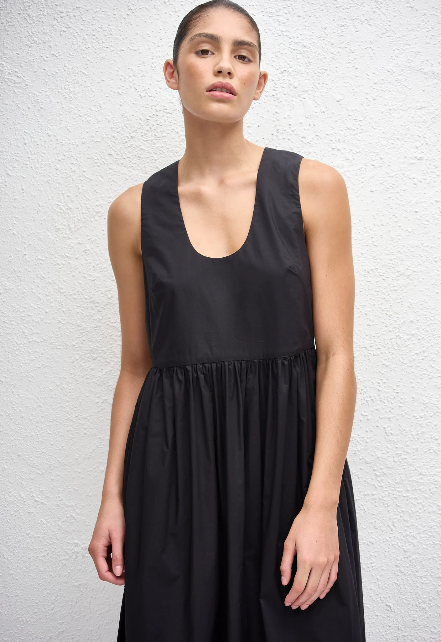 Deep U Sundress - Black - Image 2