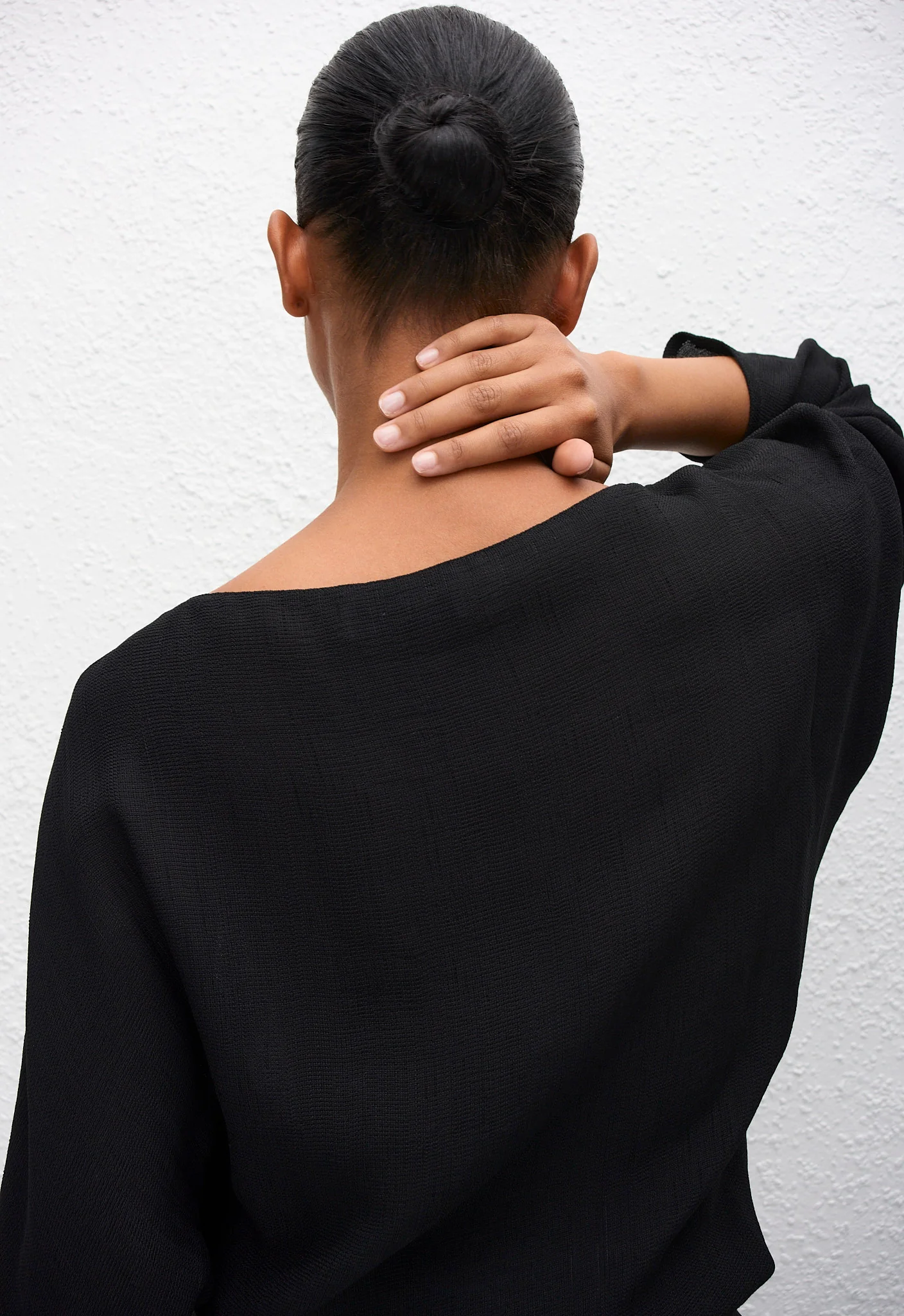 Dolman Blouse - Black - Image 4