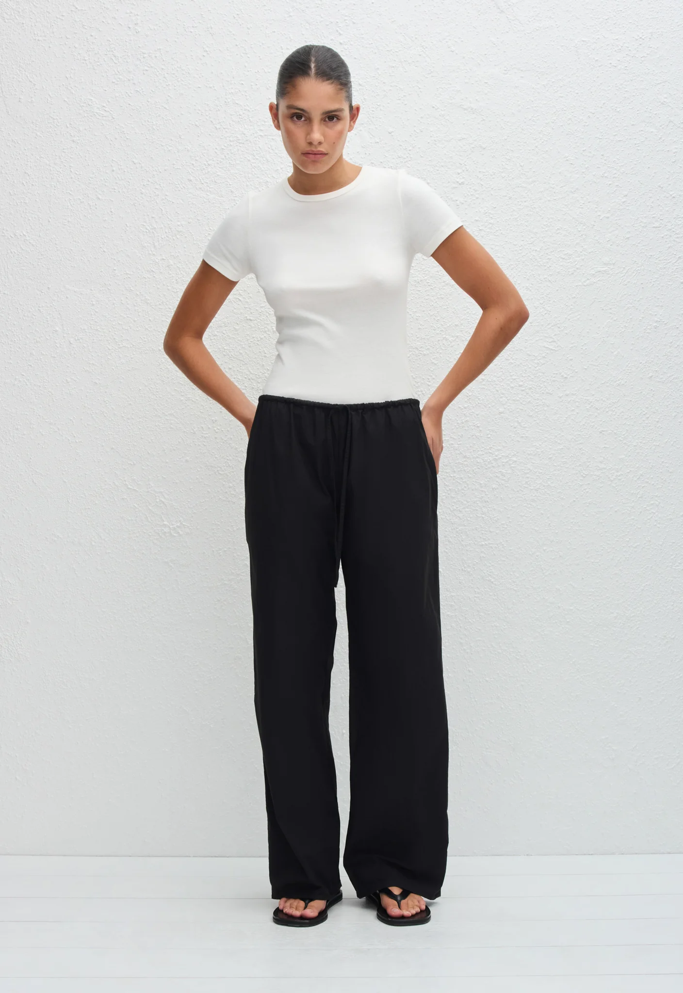 Drawcord Pant - Black