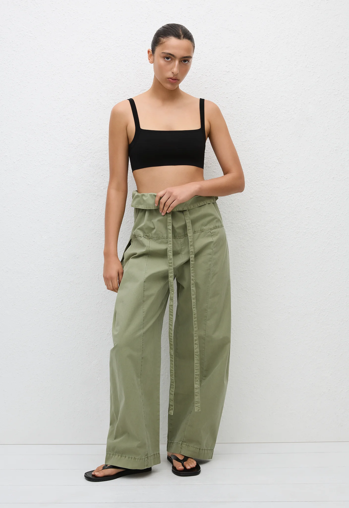 Fisherman Drawcord Pant - Oregano