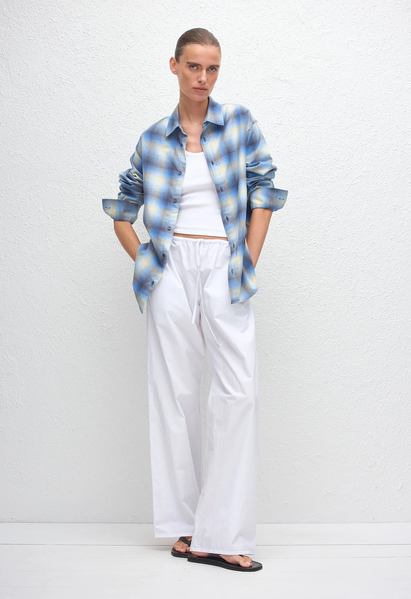 Flannel Shirt - Ocean Check - Image 3