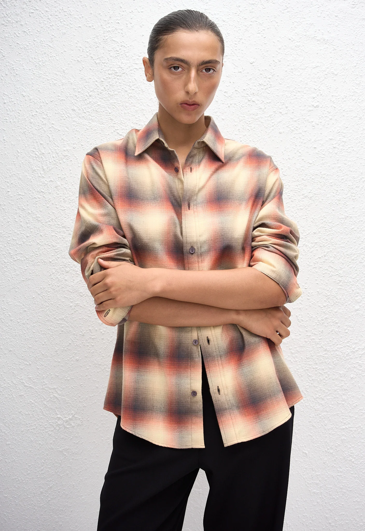 Flannel Shirt - Sunset Check - Image 2