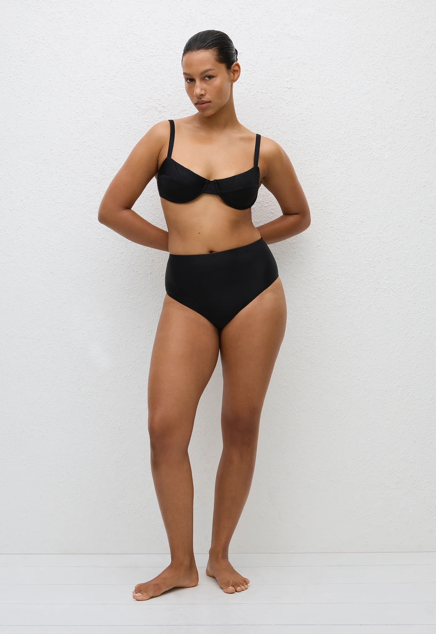 High Waist Brief - Deep Black - Image 3
