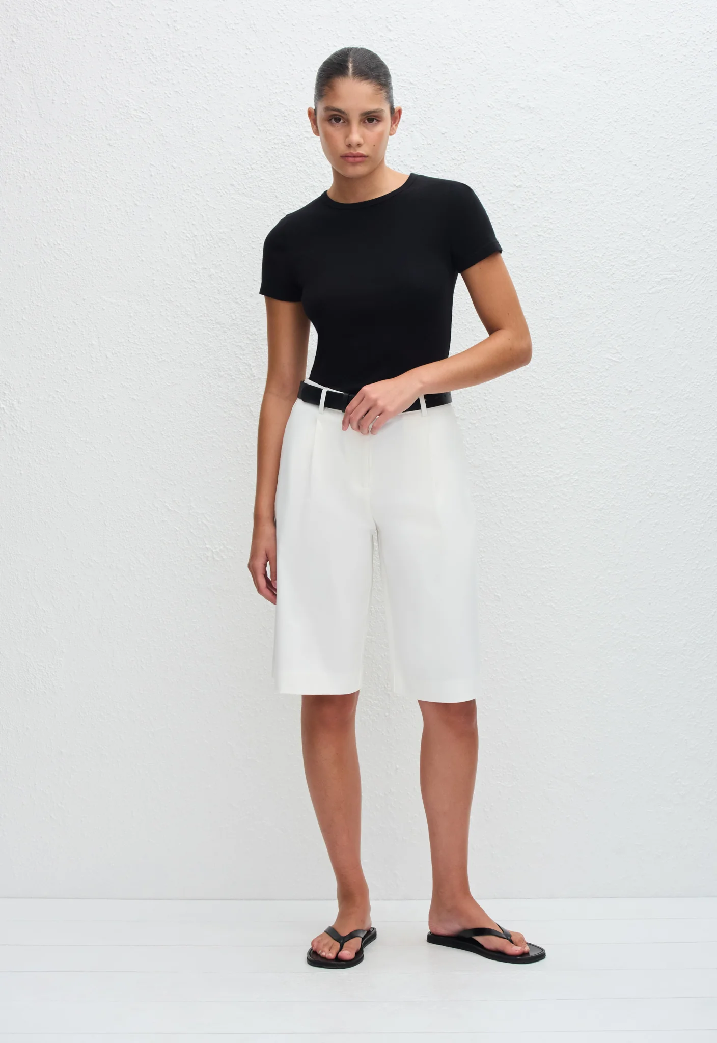 Long Chino Short - Chalk - Image 2