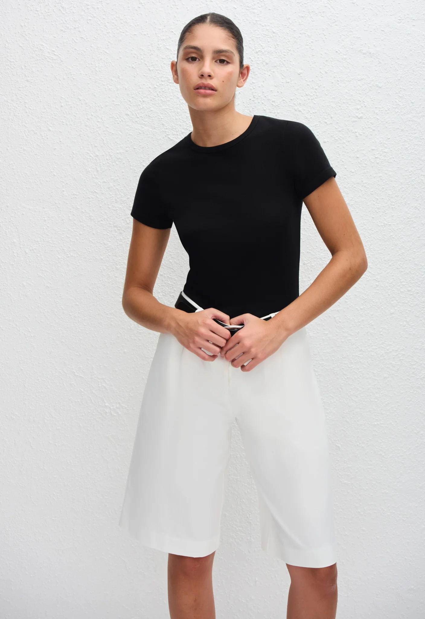 Long Chino Short - Chalk - Image 4