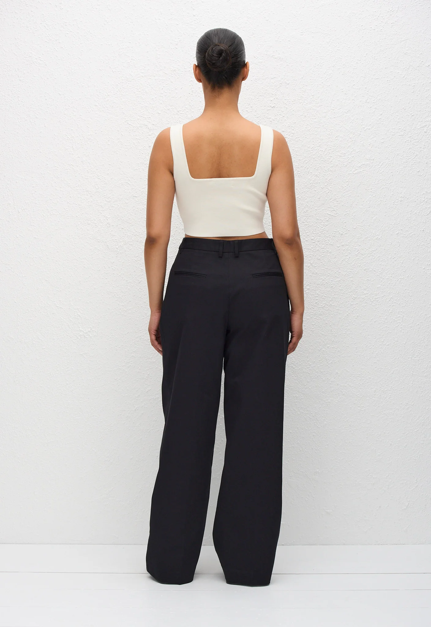 Nineties Crop Tank - Ecru - Image 4