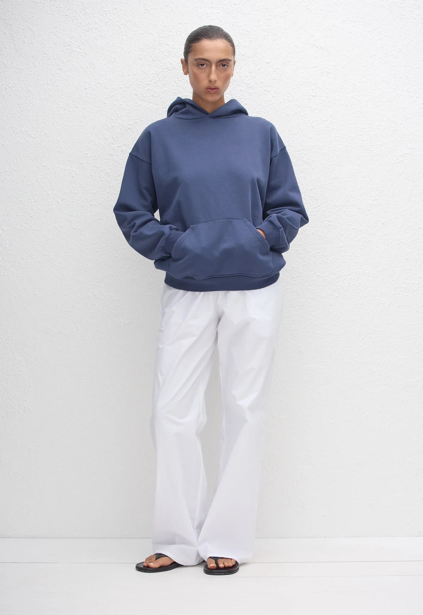 Relaxed Hoodie - Vintage Navy