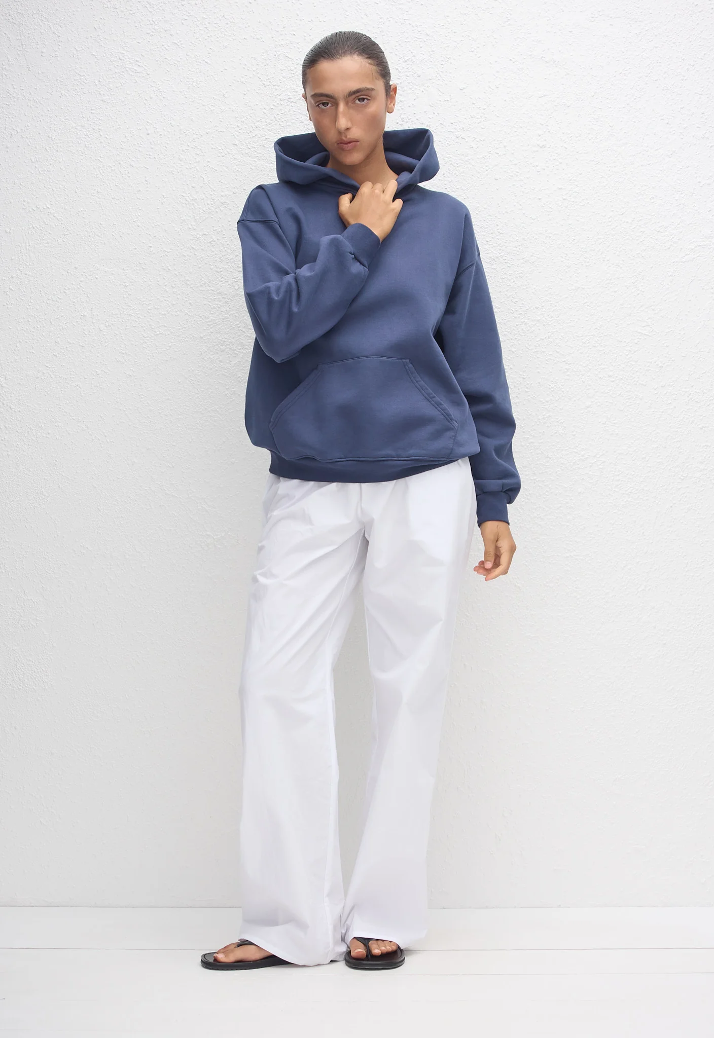 Relaxed Hoodie - Vintage Navy - Image 3