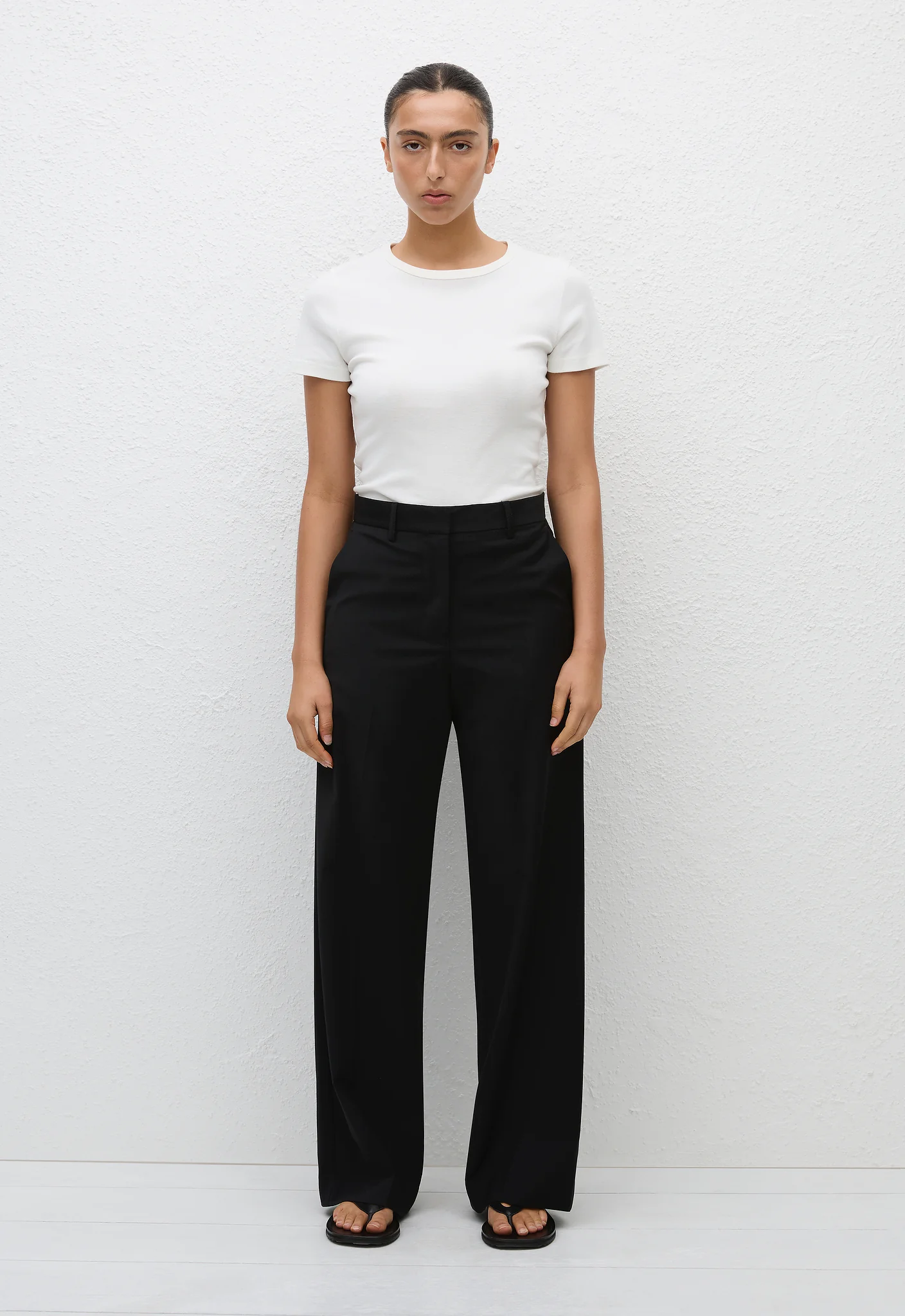 Relaxed Tailored Trouser - Black - Image 2