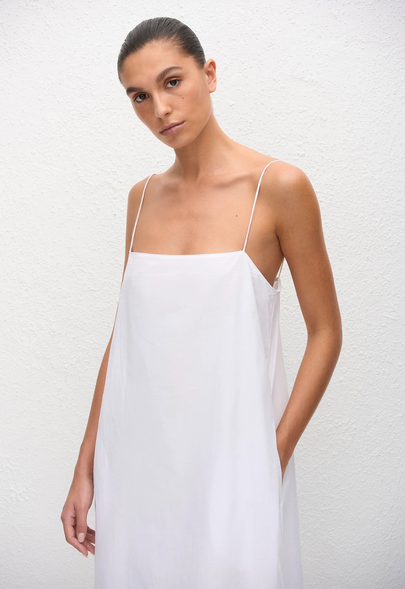 Square Cami Sundress - White - Image 2