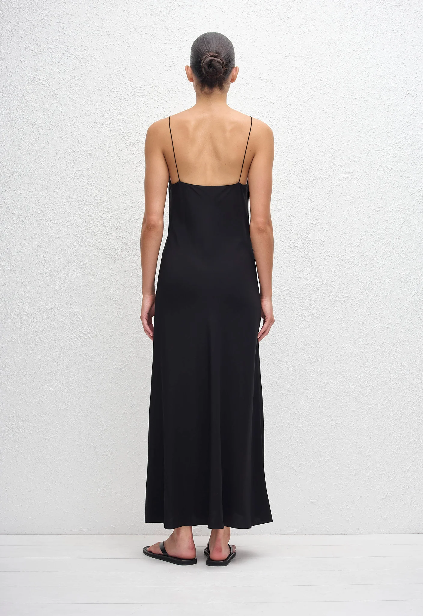 Square Slip Dress - Black - Image 3
