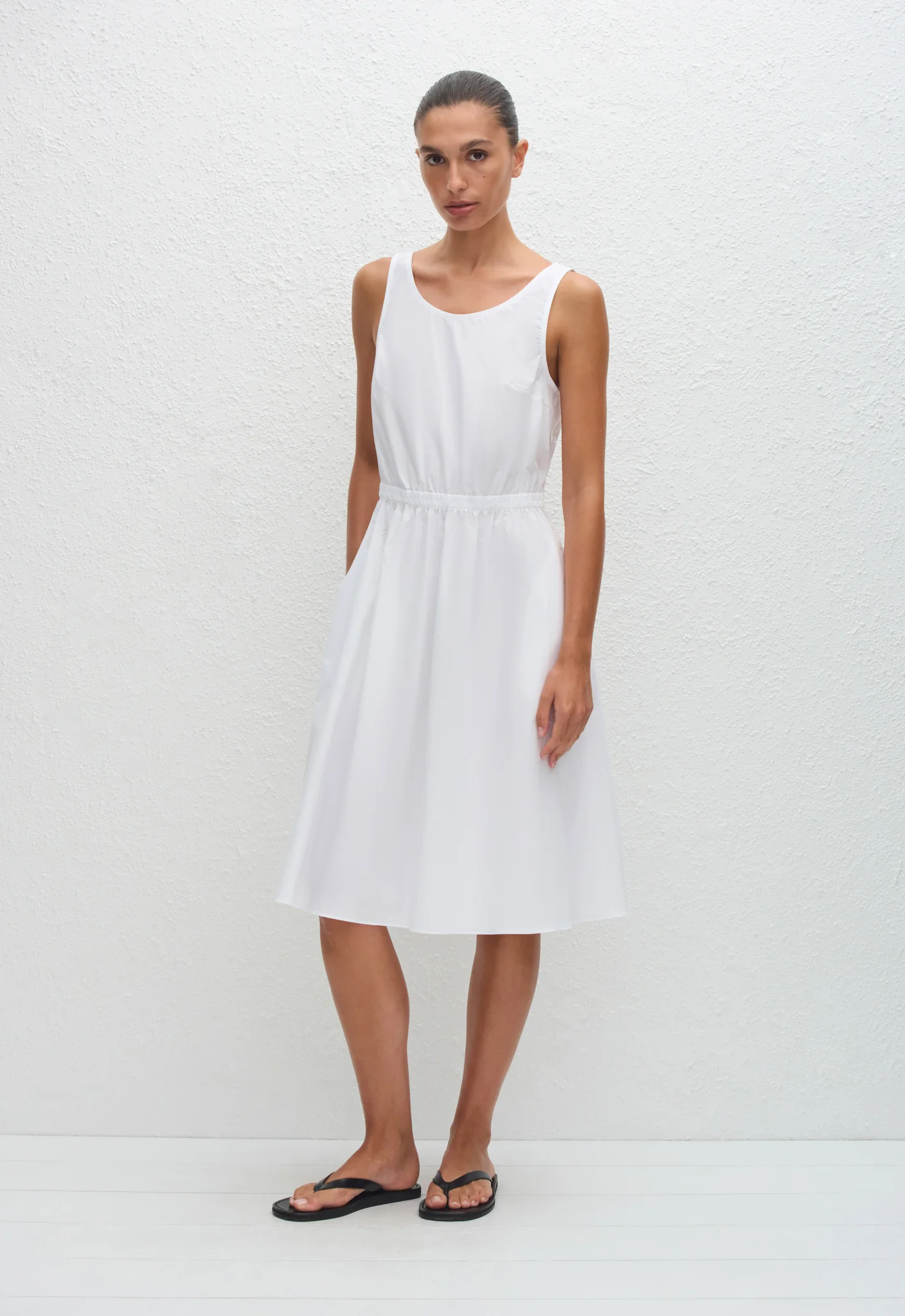 Tank Midi Dress - White