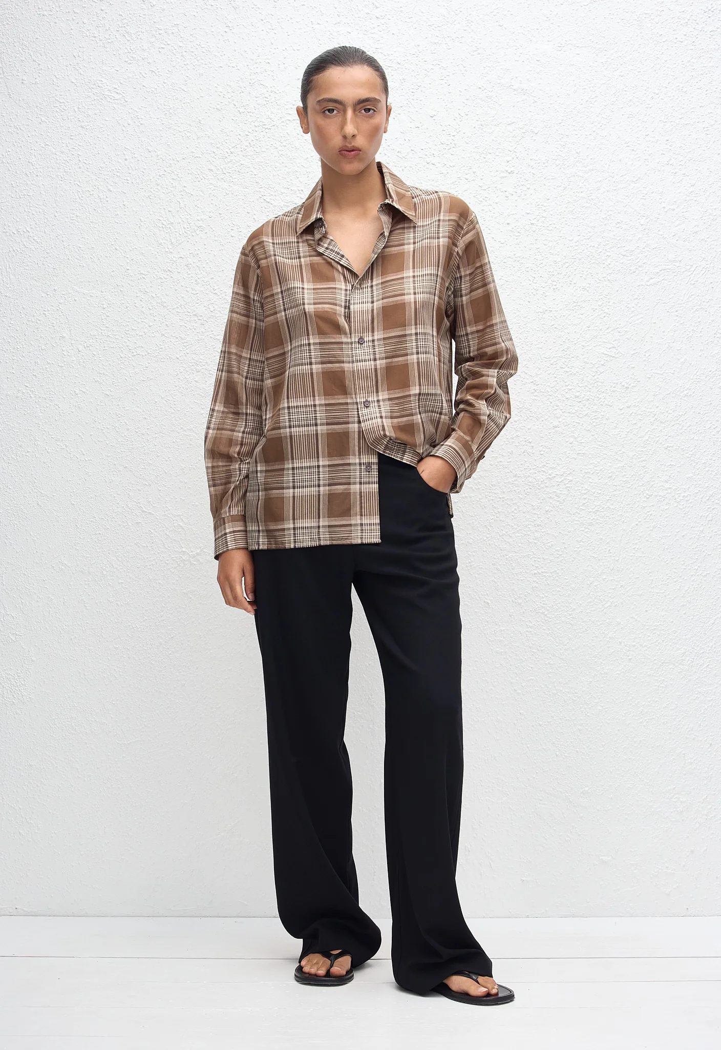 Voile Plaid Shirt - Picnic Plaid