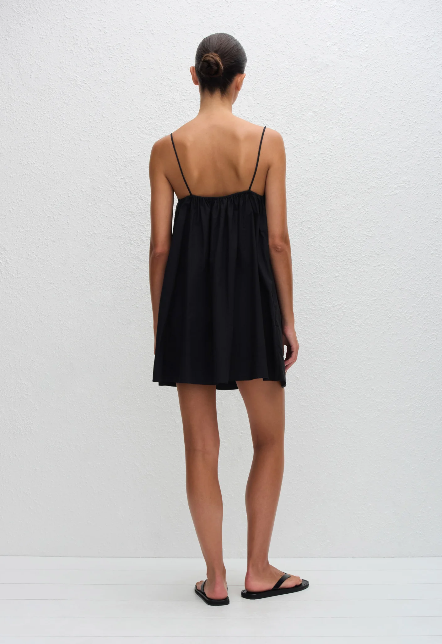 Voluminous Cami Mini Dress - Black - Image 4